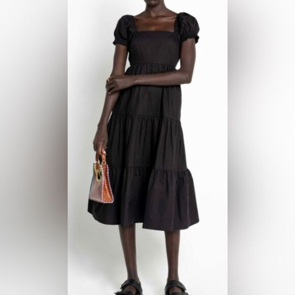 O.P.T. Dresses & Skirts - o.p.t. Josephine Tie Back Midi Dress Sz M